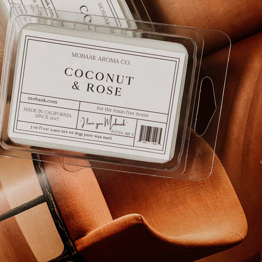 Coconut + Rose Wickless Tart