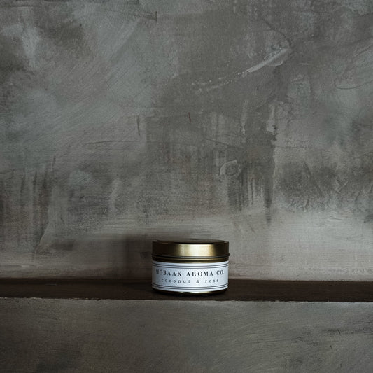 Coconut & Rose Travel Candle